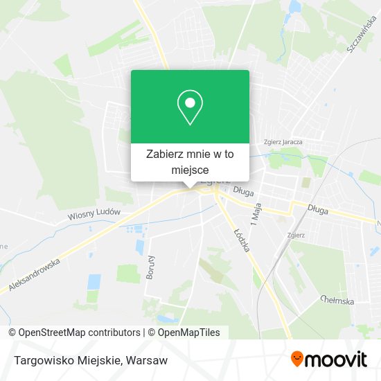 Mapa Targowisko Miejskie