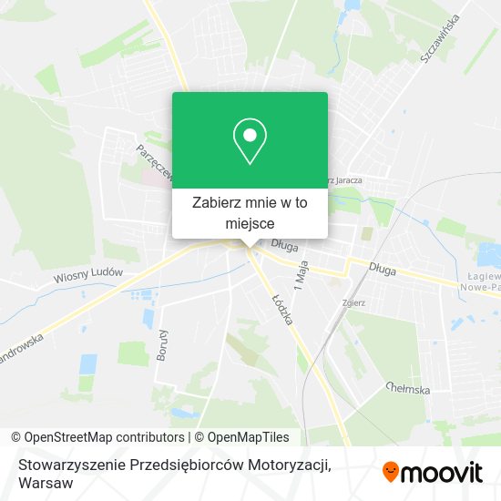 Mapa Stowarzyszenie Przedsiębiorców Motoryzacji