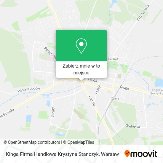 Mapa Kinga Firma Handlowa Krystyna Stanczyk