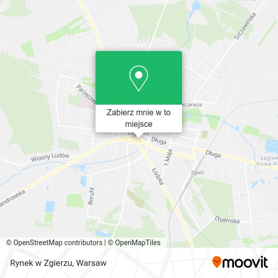 Mapa Rynek w Zgierzu