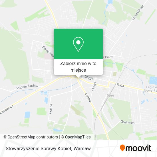 Mapa Stowarzyszenie Sprawy Kobiet