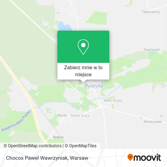 Mapa Chocos Paweł Wawrzyniak