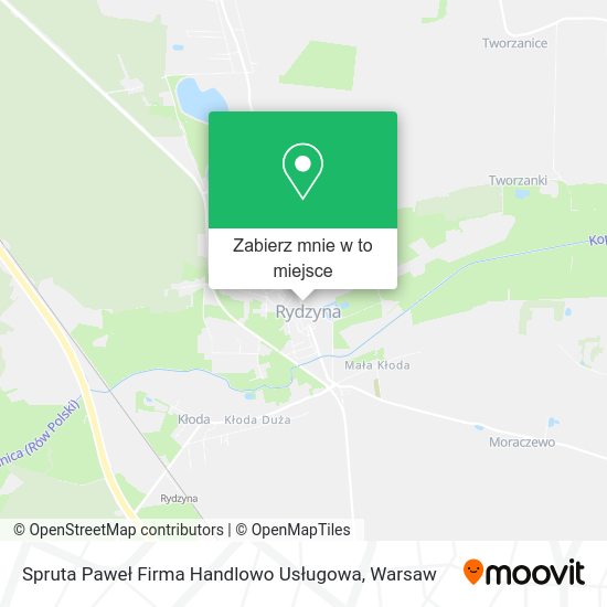 Mapa Spruta Paweł Firma Handlowo Usługowa