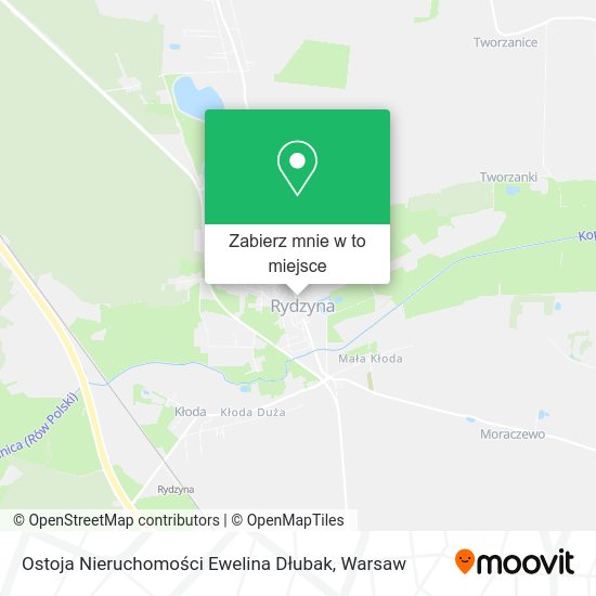 Mapa Ostoja Nieruchomości Ewelina Dłubak