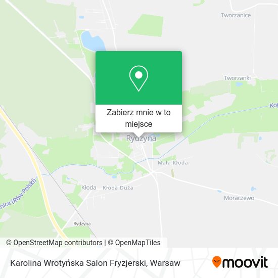 Mapa Karolina Wrotyńska Salon Fryzjerski