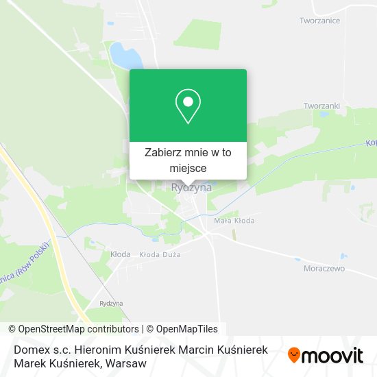 Mapa Domex s.c. Hieronim Kuśnierek Marcin Kuśnierek Marek Kuśnierek