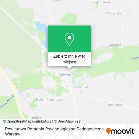 Mapa Powiatowa Poradnia Psychologiczno-Pedagogiczna