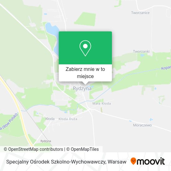 Mapa Specjalny Ośrodek Szkolno-Wychowawczy