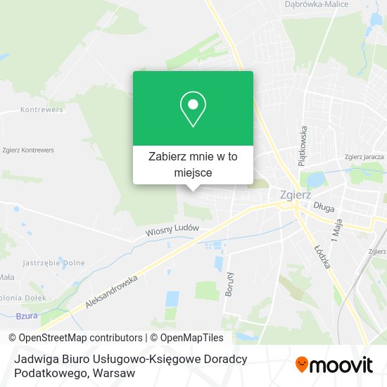 Mapa Jadwiga Biuro Usługowo-Księgowe Doradcy Podatkowego