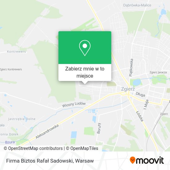 Mapa Firma Biztos Rafał Sadowski