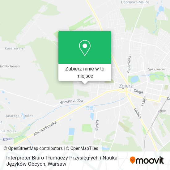 Mapa Interpreter Biuro Tłumaczy Przysięgłych i Nauka Języków Obcych