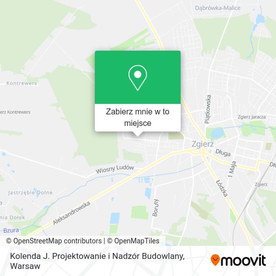 Mapa Kolenda J. Projektowanie i Nadzór Budowlany