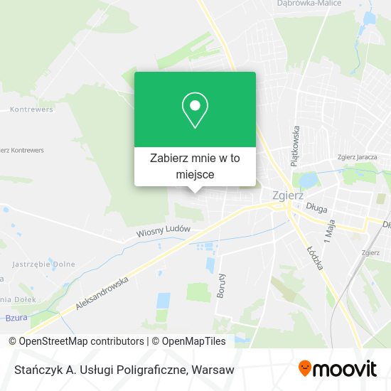 Mapa Stańczyk A. Usługi Poligraficzne