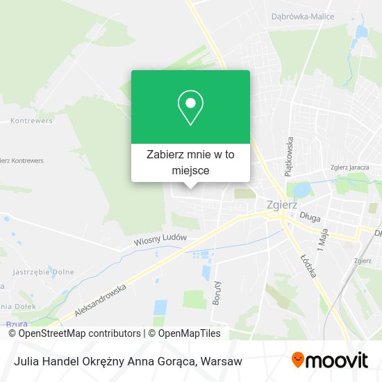 Mapa Julia Handel Okrężny Anna Gorąca