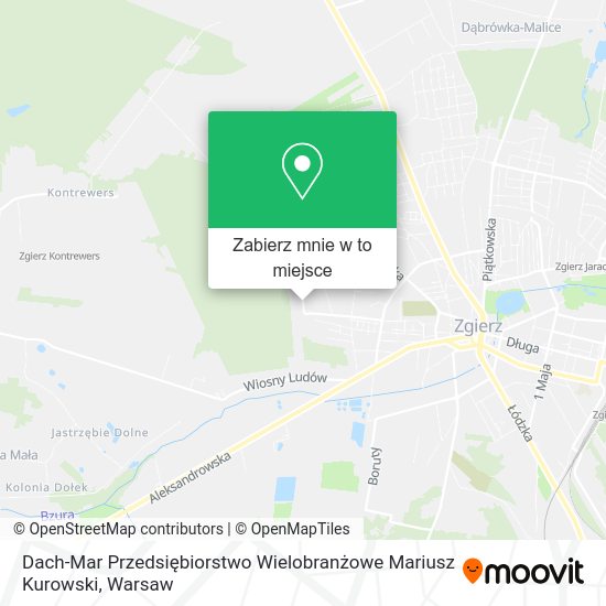 Mapa Dach-Mar Przedsiębiorstwo Wielobranżowe Mariusz Kurowski