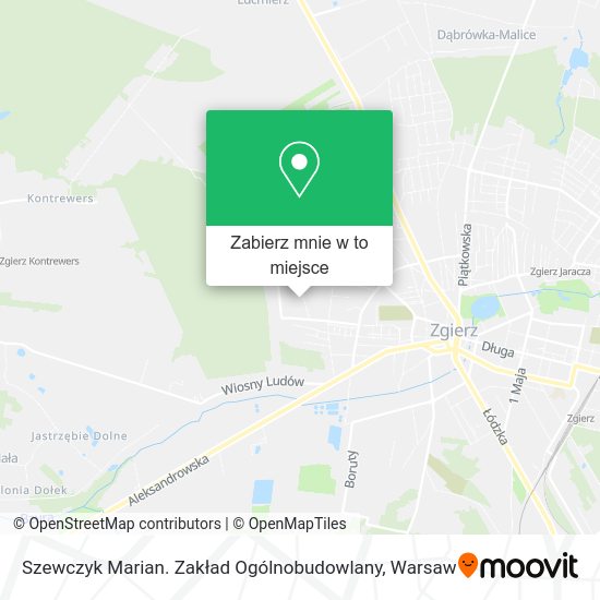 Mapa Szewczyk Marian. Zakład Ogólnobudowlany