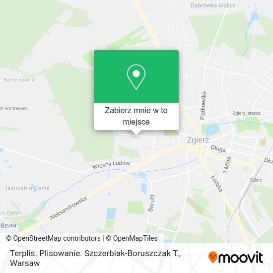 Mapa Terplis. Plisowanie. Szczerbiak-Boruszczak T.