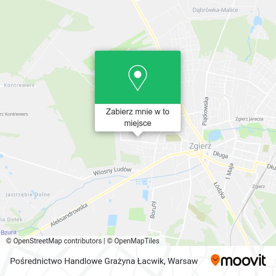 Mapa Pośrednictwo Handlowe Grażyna Łacwik