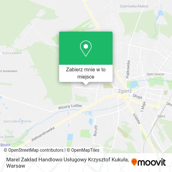 Mapa Marel Zakład Handlowo Usługowy Krzysztof Kukuła