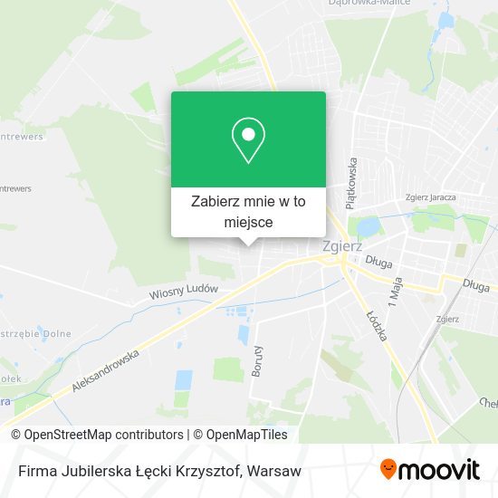 Mapa Firma Jubilerska Łęcki Krzysztof