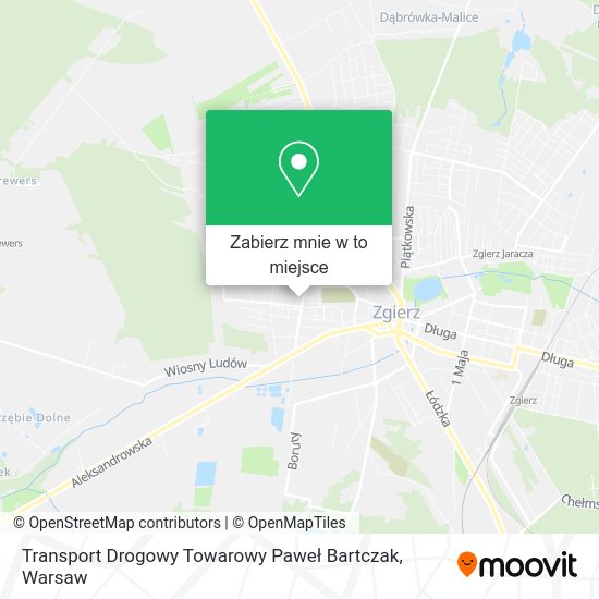 Mapa Transport Drogowy Towarowy Paweł Bartczak