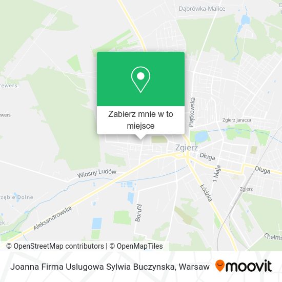 Mapa Joanna Firma Uslugowa Sylwia Buczynska