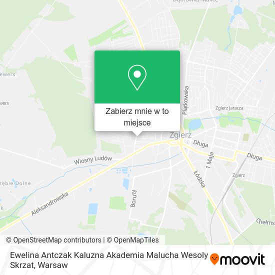 Mapa Ewelina Antczak Kaluzna Akademia Malucha Wesoly Skrzat