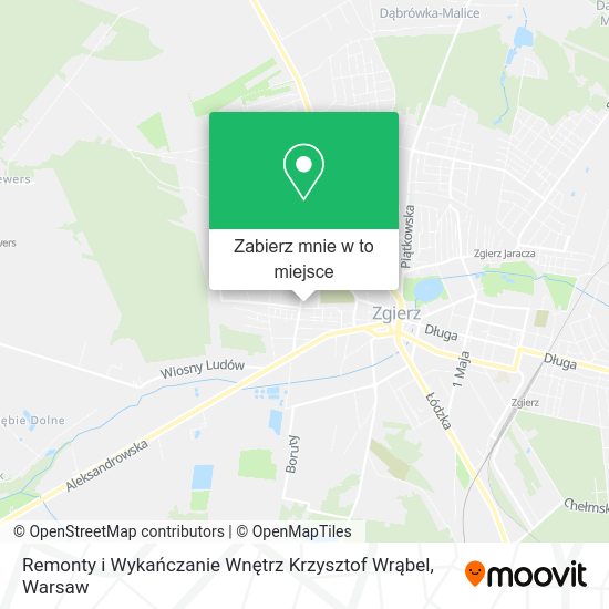 Mapa Remonty i Wykańczanie Wnętrz Krzysztof Wrąbel