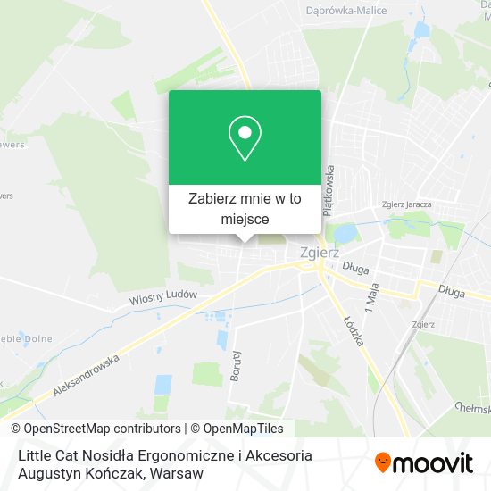 Mapa Little Cat Nosidła Ergonomiczne i Akcesoria Augustyn Kończak