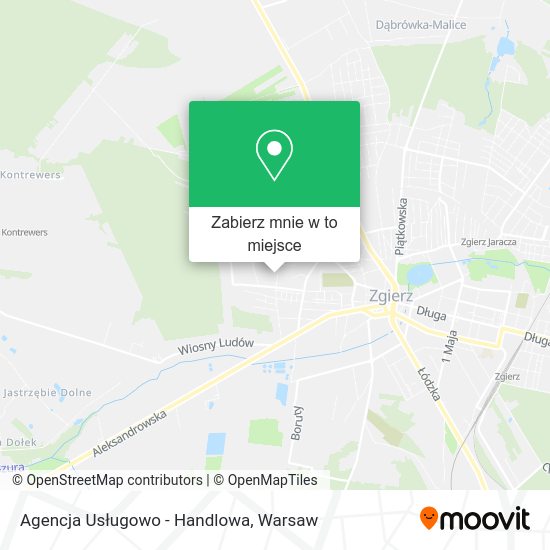 Mapa Agencja Usługowo - Handlowa