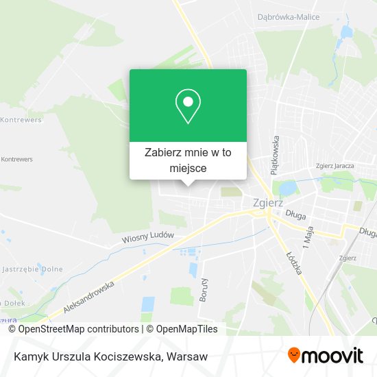 Mapa Kamyk Urszula Kociszewska