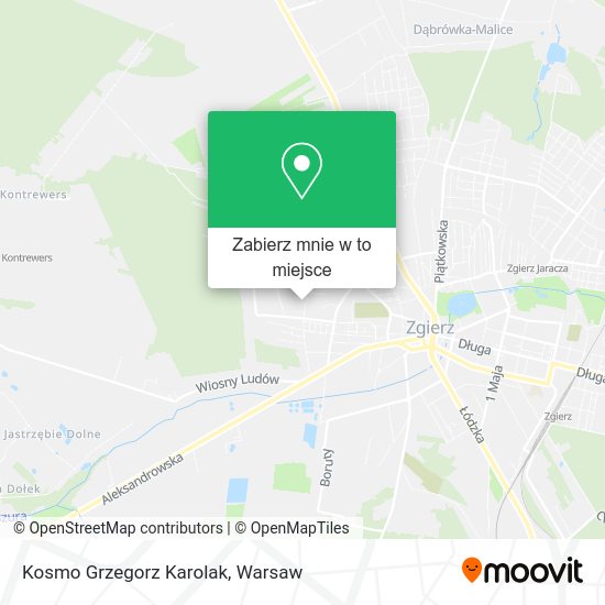 Mapa Kosmo Grzegorz Karolak