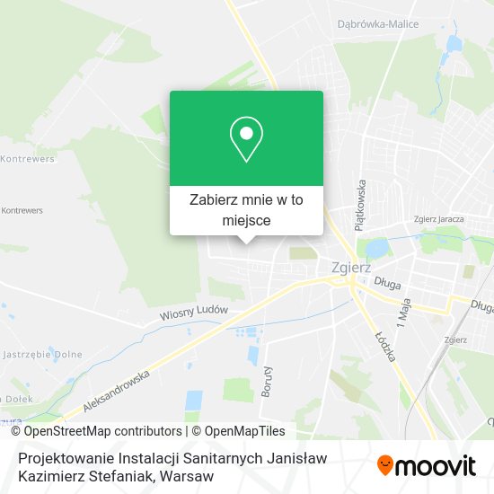 Mapa Projektowanie Instalacji Sanitarnych Janisław Kazimierz Stefaniak