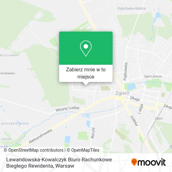 Mapa Lewandowska-Kowalczyk Biuro Rachunkowe Biegłego Rewidenta