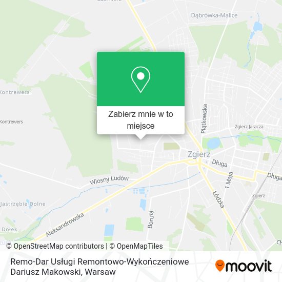 Mapa Remo-Dar Usługi Remontowo-Wykończeniowe Dariusz Makowski