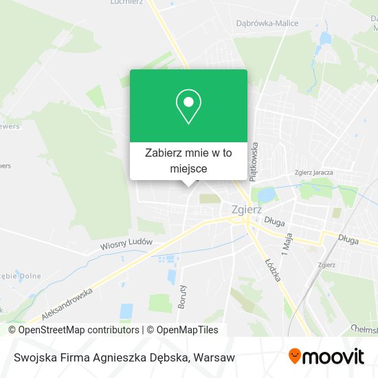 Mapa Swojska Firma Agnieszka Dębska