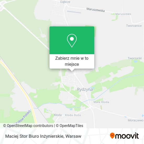 Mapa Maciej Stor Biuro Inżynierskie