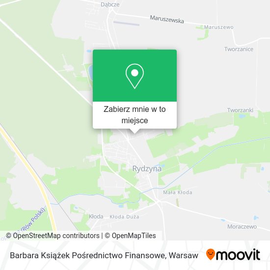 Mapa Barbara Książek Pośrednictwo Finansowe