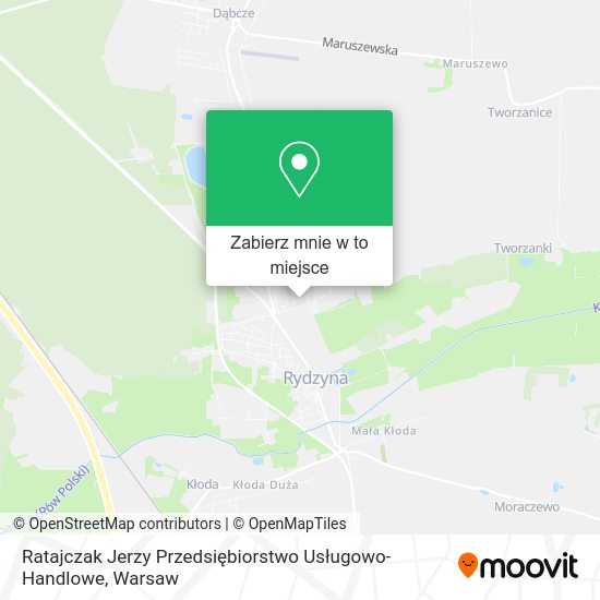 Mapa Ratajczak Jerzy Przedsiębiorstwo Usługowo-Handlowe