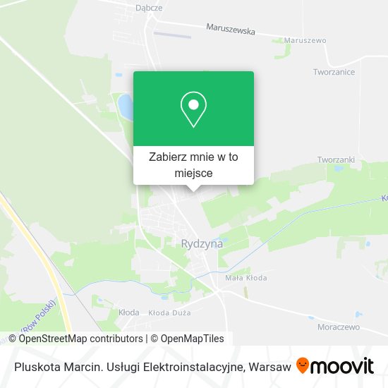 Mapa Pluskota Marcin. Usługi Elektroinstalacyjne