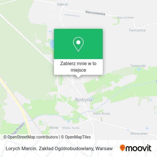 Mapa Lorych Marcin. Zakład Ogólnobudowlany