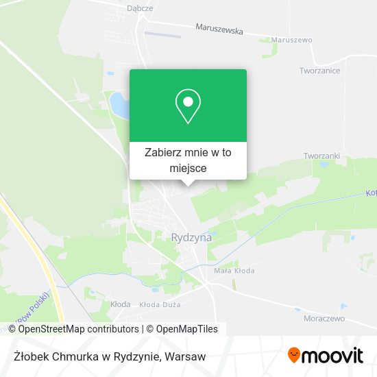 Mapa Żłobek Chmurka w Rydzynie