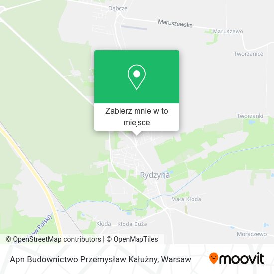 Mapa Apn Budownictwo Przemysław Kałużny