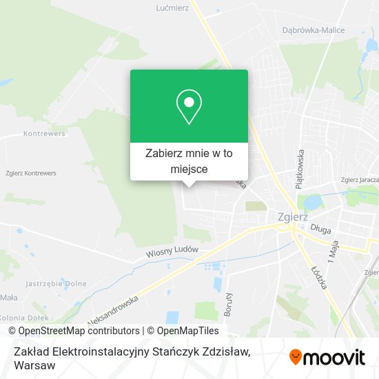 Mapa Zakład Elektroinstalacyjny Stańczyk Zdzisław