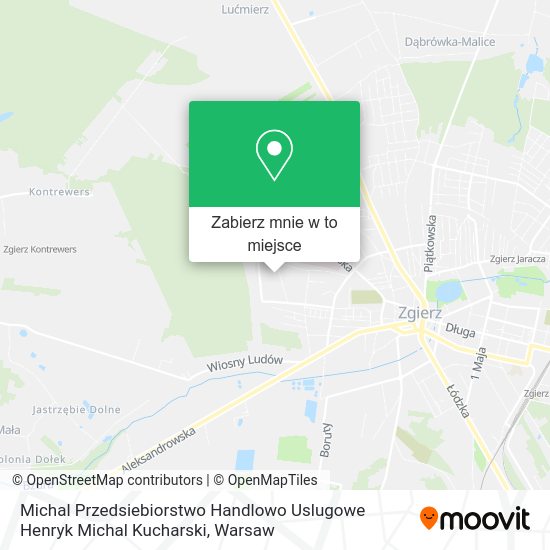 Mapa Michal Przedsiebiorstwo Handlowo Uslugowe Henryk Michal Kucharski