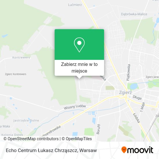 Mapa Echo Centrum Łukasz Chrząszcz