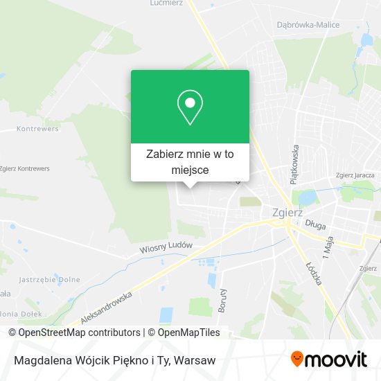 Mapa Magdalena Wójcik Piękno i Ty