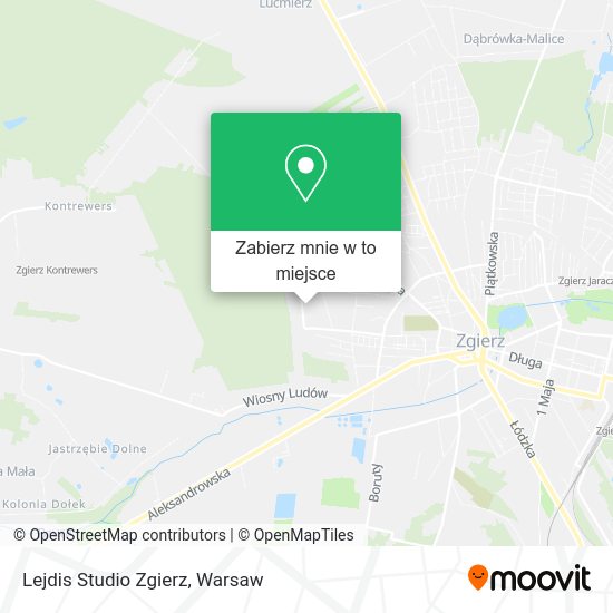 Mapa Lejdis Studio Zgierz