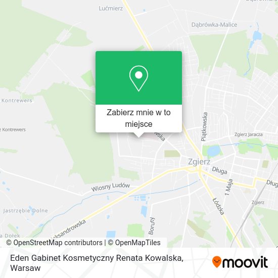 Mapa Eden Gabinet Kosmetyczny Renata Kowalska