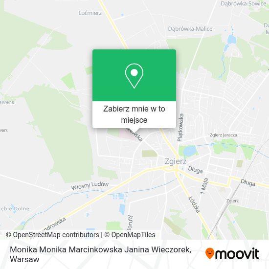 Mapa Monika Monika Marcinkowska Janina Wieczorek